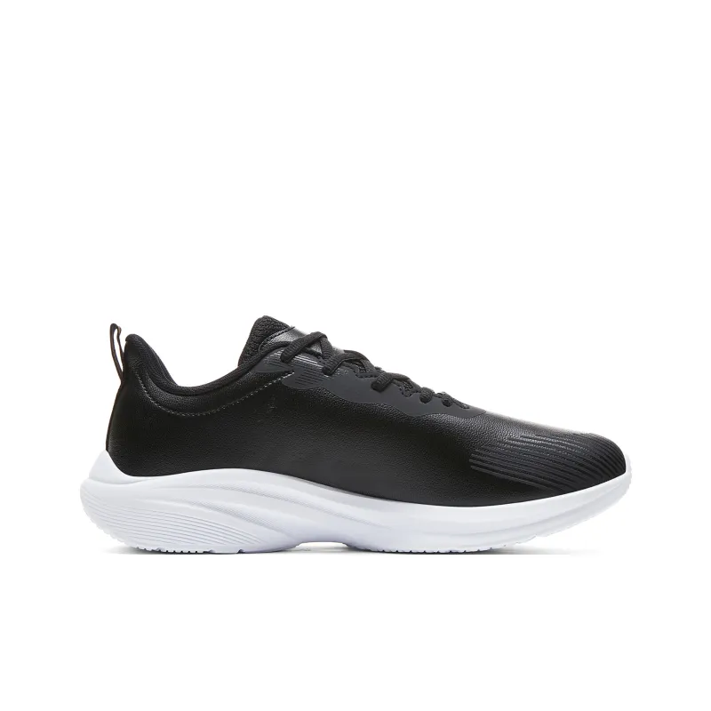 PEAK Qingyi Abrasion Resistant Rebound Running Shoes Men's Black White-1