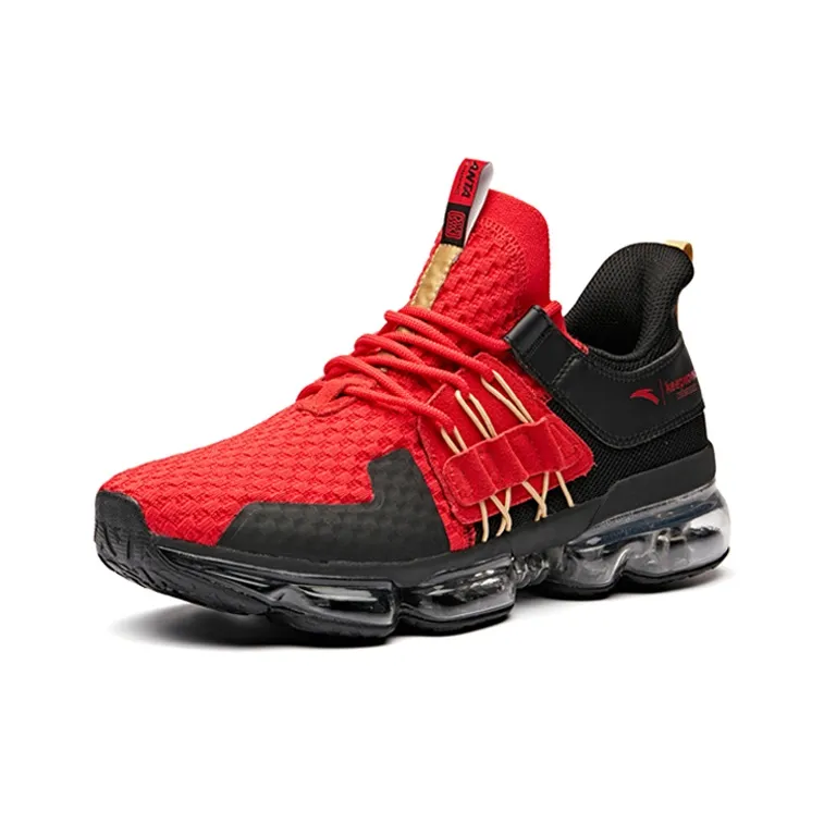 NASA x Anta Black Hole Wear-Resistant Low-Top Running Shoes Men's Red Gold Black-2