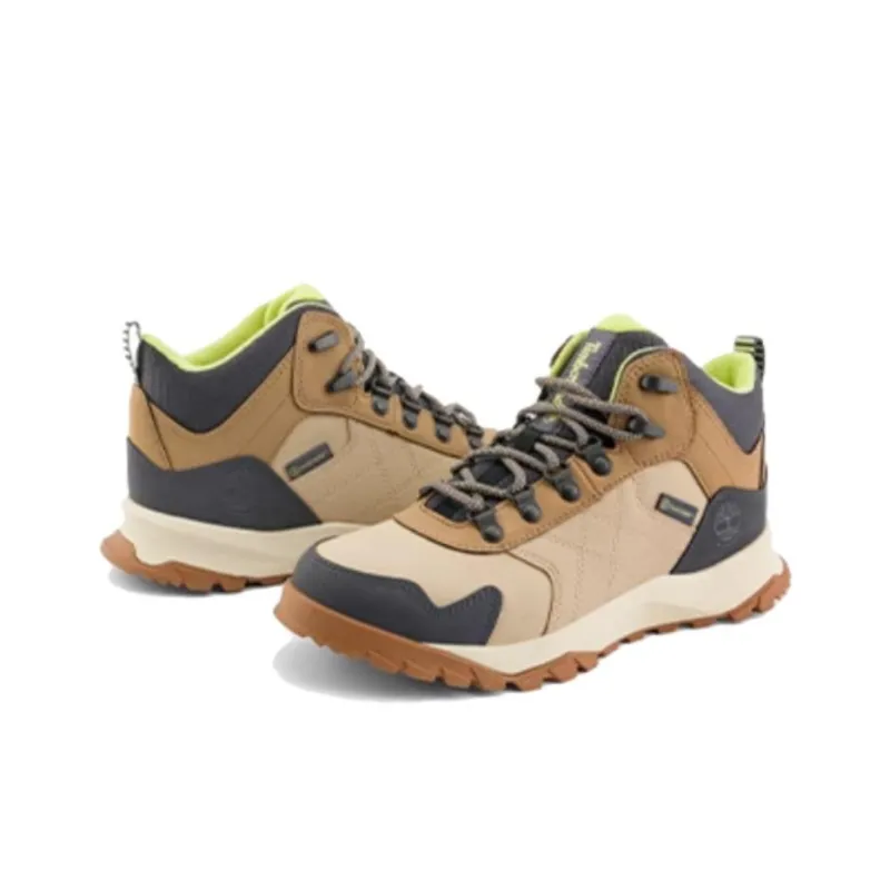 Timberland Greenstride Motion Anti Slip Wear Resistant Mid Top Trekking Shoes Women's Ecru-3