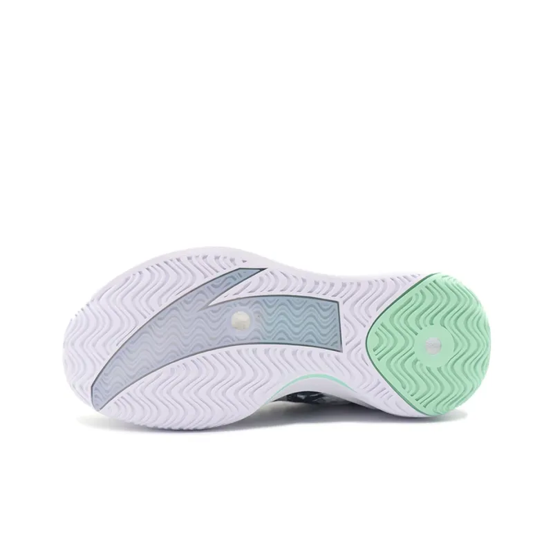 ANTA Alien 3 Basketball Shoes Men Mid Top White/Black/Gray-5