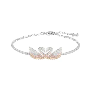 Swarovski Faux Crystal Bangles Women's Light Gradient