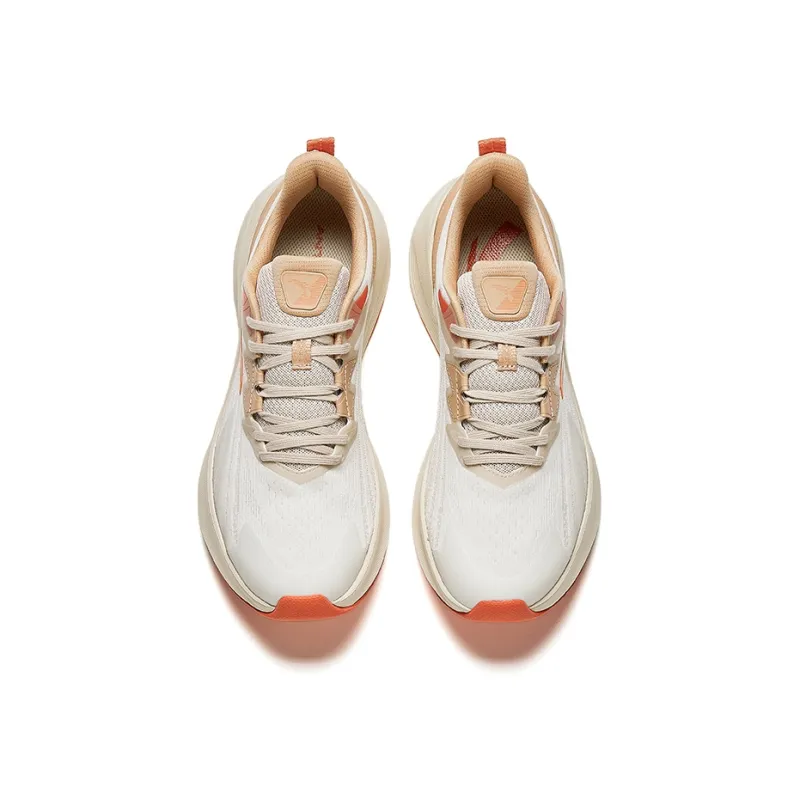 Anta Stinger 5 Cushioning Anti Slip And Wear Resistant Low Top A SHOCK Technology Running Shoes Men's White Red-2