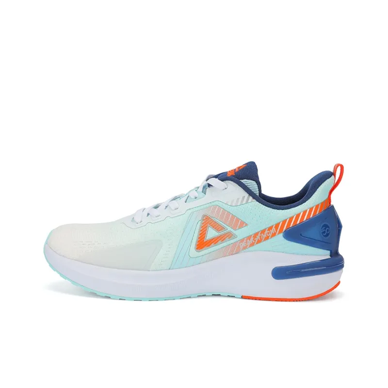 PEAK State Extreme 5.0 Cushioned Wear Resistant Breathable Low Top Running Shoes Men's Baymax/Light Blue-0