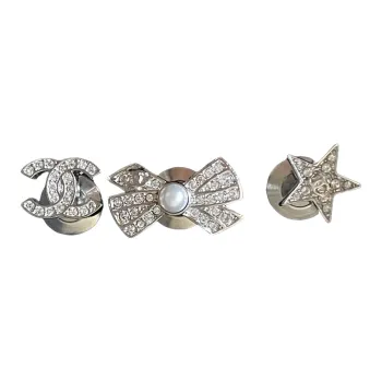 CHANEL Brooches Women's Silver