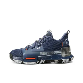 PEAK Flash Cushioning Anti Slip And Wear Resistant Low Top Basketball Shoes Men's Indigo Purple