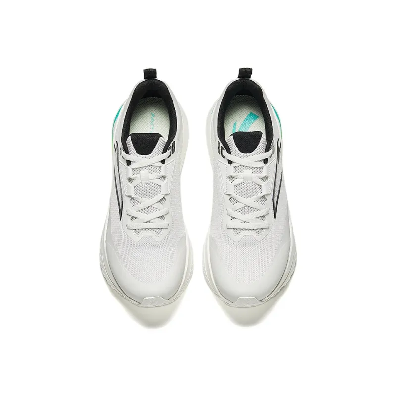 Anta Journey Low Top Running Shoes Men's Papyrus White Black-2