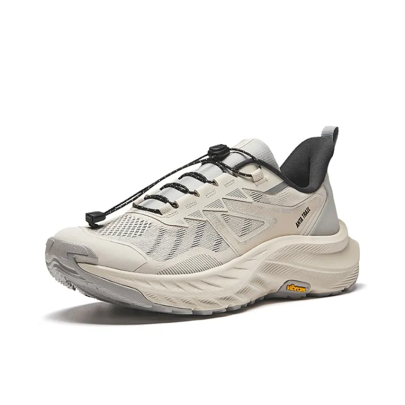 Anta Explore The Wilderness Cushioning Slip Resistant Low Top Running Shoes Men's Gray-1