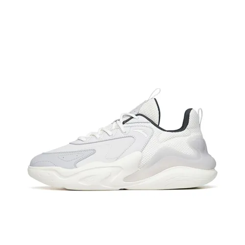 Anta Chao Worship 3.0 Low Top Sports Casual Shoes Men's Gray White