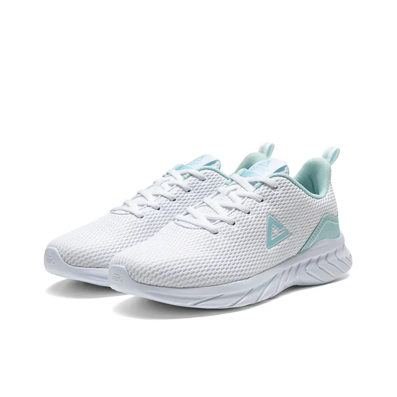 PEAK Qingyi Low Top Running Shoes Women's White Blue-2