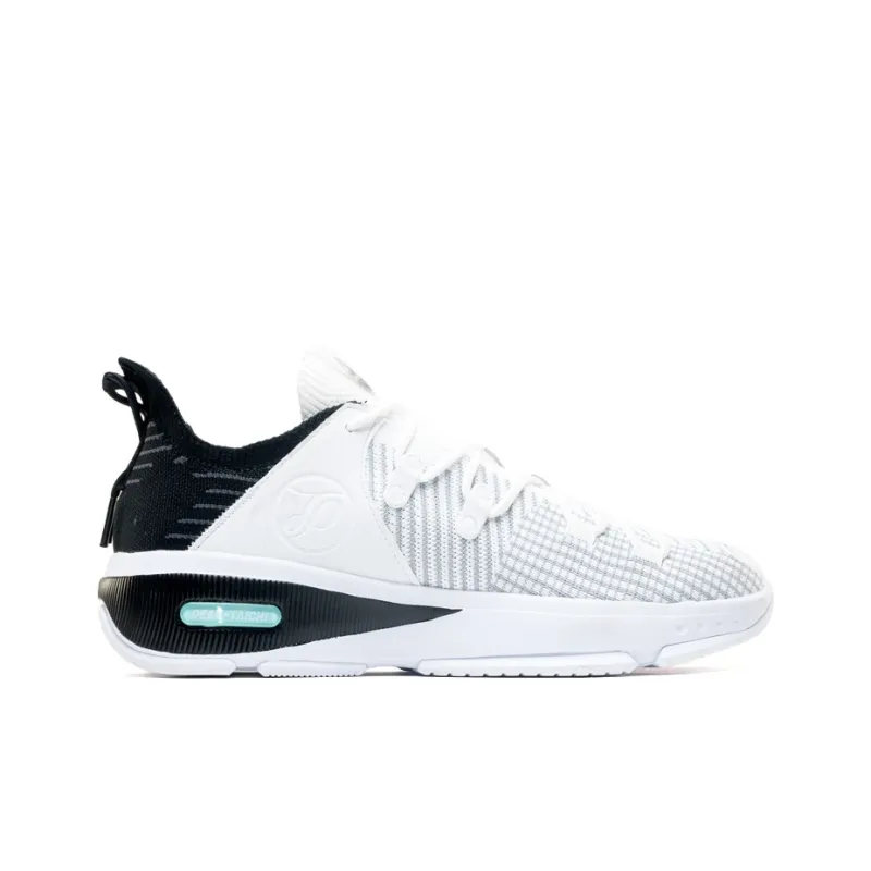PEAK Attitude Extreme Series Basketball Shoes Men Low Top All White/Black-1