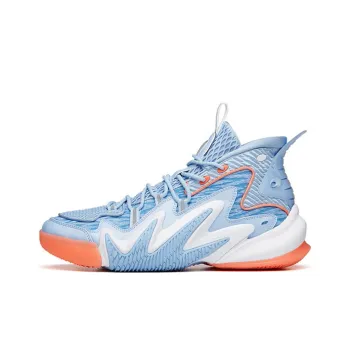 Anta Berserk 2 Cushioning, Slip Resistant, And Abrasion Resistant High Top Basketball Shoes Dazzling Blue