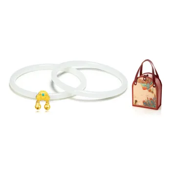 Jodie&Kevin Colored Glaze Bangles Women's