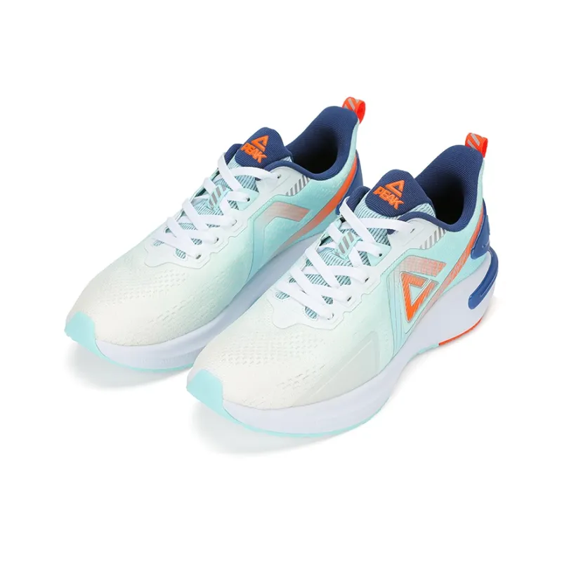 PEAK State Extreme 5.0 Cushioned Wear Resistant Breathable Low Top Running Shoes Men's Baymax/Light Blue-3