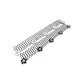 2 Pcs Hair Comb, Black Floral+White Floral