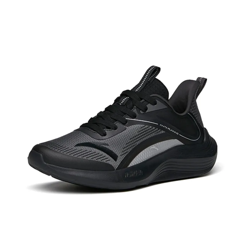 Anta DuCi1 Slip Resistant, Abrasion Resistant, Breathable Low Top Sprint Running Shoes Men's Gray Black-2