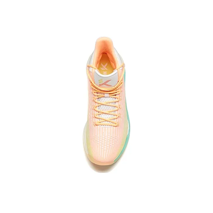 Anta KT4 Klay KT Playoffs Calm Flow Deep High Top Basketball Shoes Men's White Red Yellow Green-3