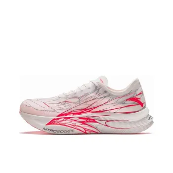 Anta C202 5 GT Cushioning Wear Resistant Low Top Marathon Running Shoes Men's Red White