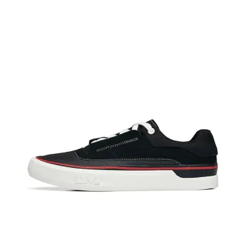 Anta Ao Li CVS Wear Resistant Low Top Skateboard Shoes Men's Black White