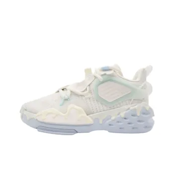 Anta Bastard Anti Slip Wear Resistant Mid Top Training Shoes Men's White