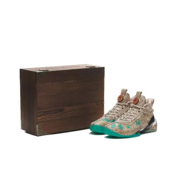 ANTA KT7 Pro Basketball Shoes Men High Top Brown/Green