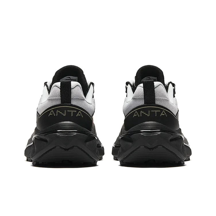 Anta Wild PRO Cushioned Wear-Resistant Breathable Low-Top Running Shoes Women's Black Gray-3