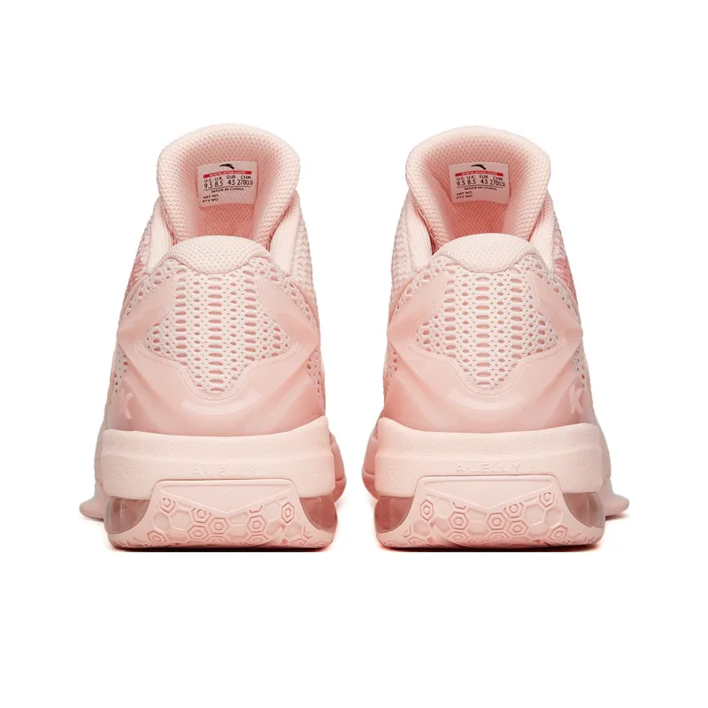 Anta KT3 KT3 Cushioning Wear-Resistant Mid-Top Performance Basketball Shoes Men's Pink-3