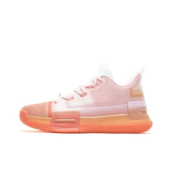 PEAK Flash Cushioned Wear Resistant Breathable Low Top Performance Basketball Shoes Men's Peach Skin Color