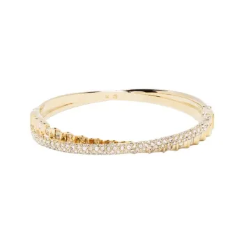 Swarovski Brass Swarovski Crystals Bangles Women's Gold