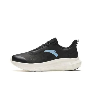 Anta Light Cloud Cushioning Wear Resistant Low Top Running Shoes Women's Black