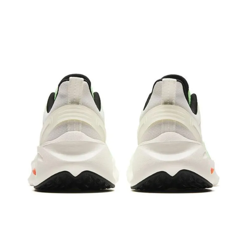 Anta Stinger 5 Durable Breathable Low Top Running Shoes Men's White Green-4
