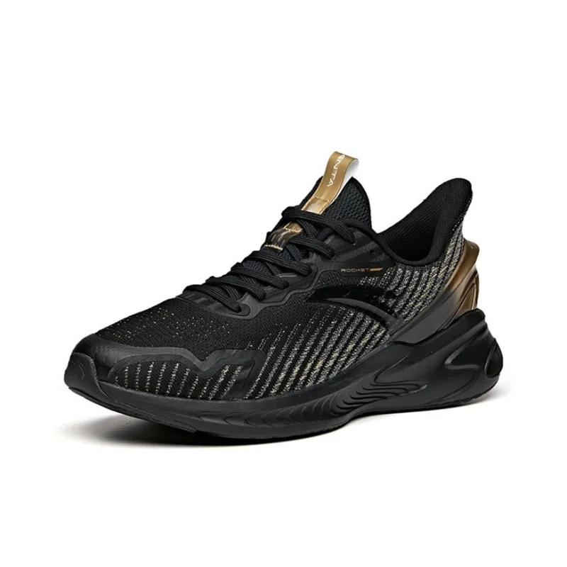 Anta Edge 2.0 Cushioned Anti-Slip And Wear-Resistant Lightweight Low-Top Running Shoes Men's Gold-1