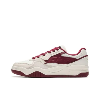 Anta Slam Anti Slip And Wear Resistant Height Increasing Low Top Skateboard Shoes Men's White Red Gray