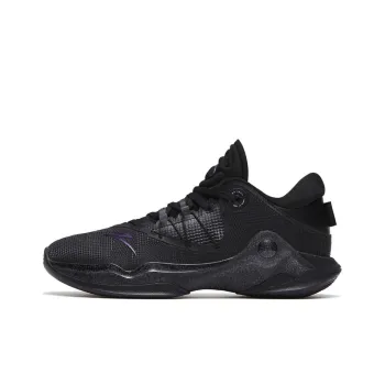 Anta Skyline 1 Anti Slip Wear Resistant Low Top Basketball Shoes Black, Dark Night Color Scheme