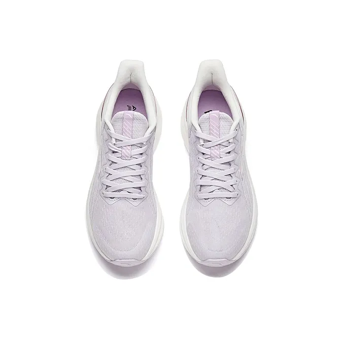 Anta Gazelle 1.0 Running Collection Low Top Running Shoes Women's Misty Purple-2