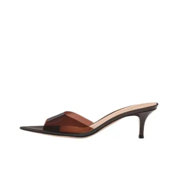 GIANVITO ROSSI Slide Slippers 5.5cm Women's Brown