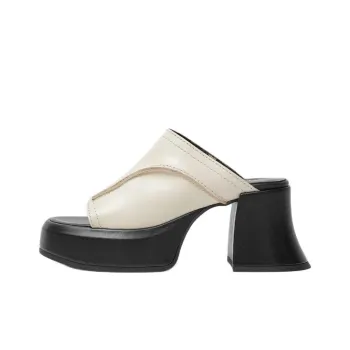 MIISTA Slide Slippers Women's Black White