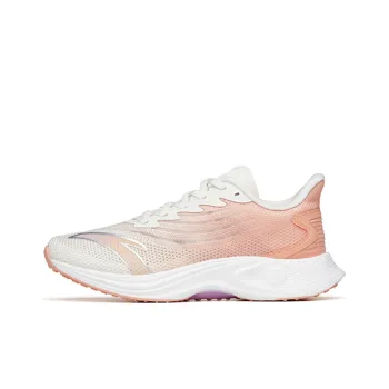 Anta MACH 2.0 Low Top Running Shoes Women's White Pink