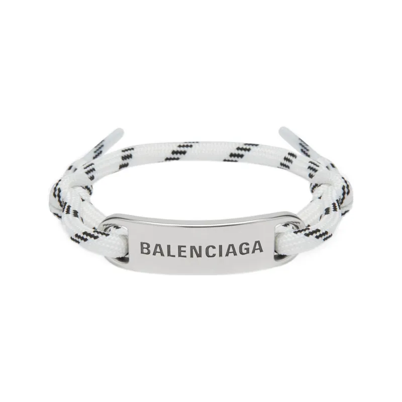 Balenciaga Brass Bangles Men's White-2