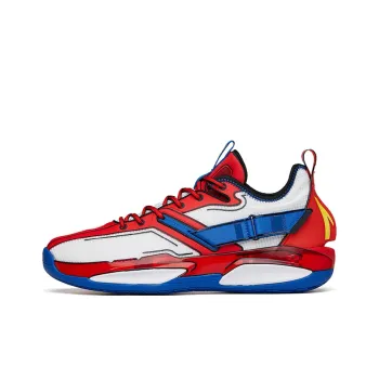 Anta GH3 Hayward GH3 Cushioned Slip Resistant Low Top Performance Basketball Shoes Men's White Blue Red