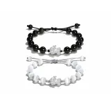 Chinese Auspicious Animal Baby Bracelet[Gray+Black]