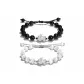 Chinese Auspicious Animal Baby Bracelet[Gray+Black]
