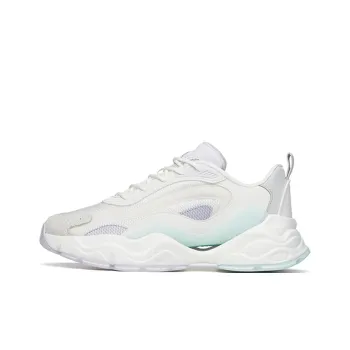Anta Millennium 4.0 Cushioning Anti Slip And Wear Resistant Low Top Chunky Sneakers Women's White Purple Gray