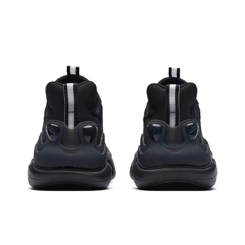 Anta Chao Worship 3.0 Breathable Low Top Sports Casual Shoes Women's Black-4