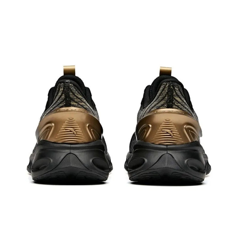 Anta Edge 2.0 Cushioned Anti-Slip And Wear-Resistant Lightweight Low-Top Running Shoes Men's Gold-3