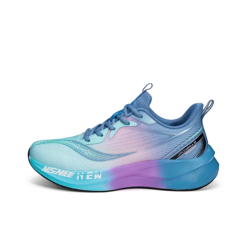 ANDEZHANMUSI Cushioning, Slip Resistant, And Abrasion Resistant Low Top Running Shoes Men's-9
