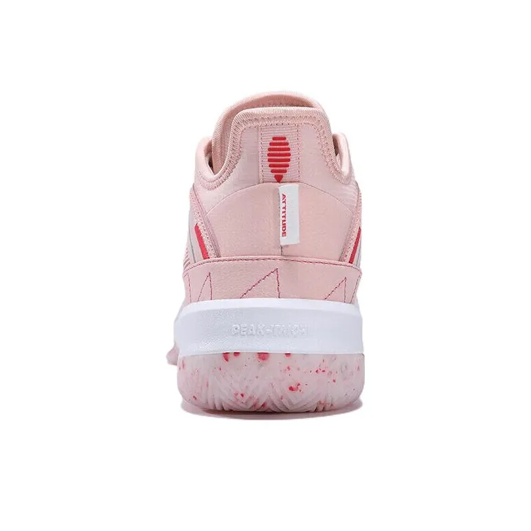 PEAK State Extremely Large Triangle 1.0 Basketball Shoes Men Mid Top Blossom Pink-3