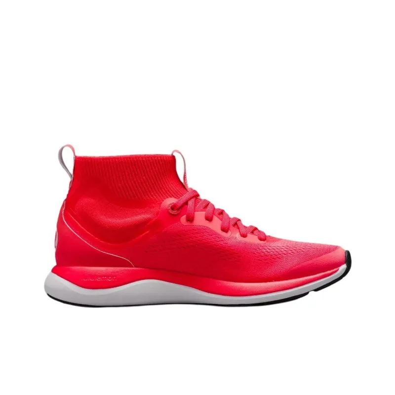 Lululemon Chargefeel Anti Slip Wear Resistant Mid Top Training Running Shoes Women's Red-1