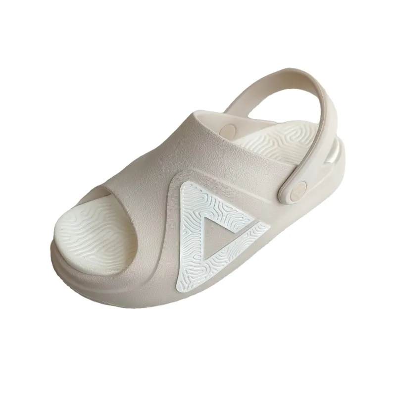 PEAK Statistic Sandals EVA Slide Slippers Women's Ivory Yellow-1