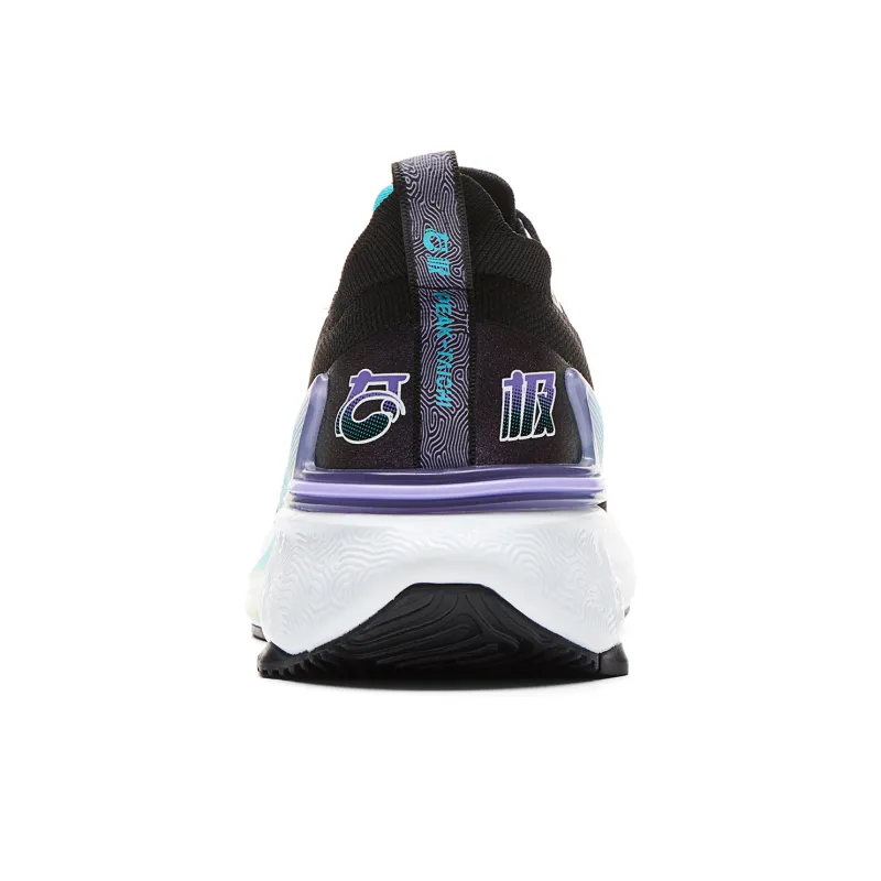 PEAK State Pole 6.0 Cushioning Breathable Low Top Running Shoes Men's Black Orchid Purple-4