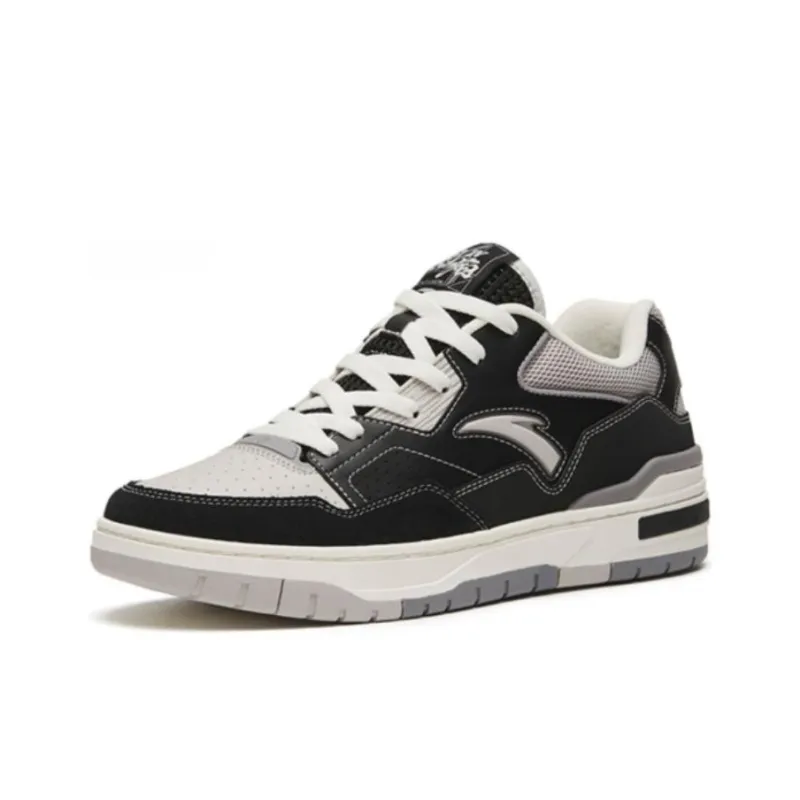 ANTA Flame 4.0 Skateboard Shoes Men Low Top Black/White-2